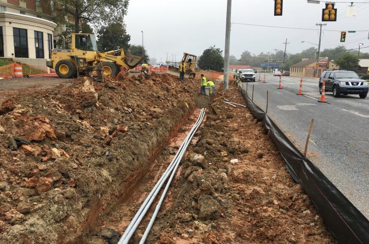 Cherry Road Overhead to Underground Utility Conversion - Rock Hill, SC