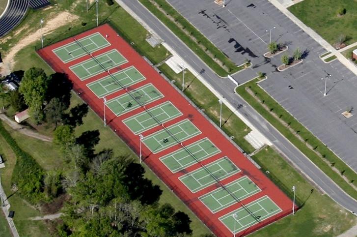 Rock Hill High School Tennis Courts Rehabilitation - Rock Hill, SC