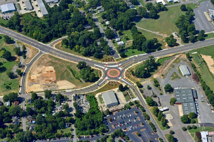 White Street/Constitution Blvd. Roundabout - Rock Hill, SC